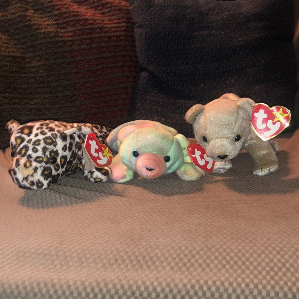 Set of 3 Ty Beanie Babies